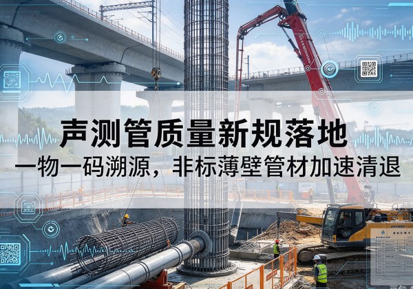 信阳声测管质量新规落地，一物一码溯源，非标薄壁管材加速清退